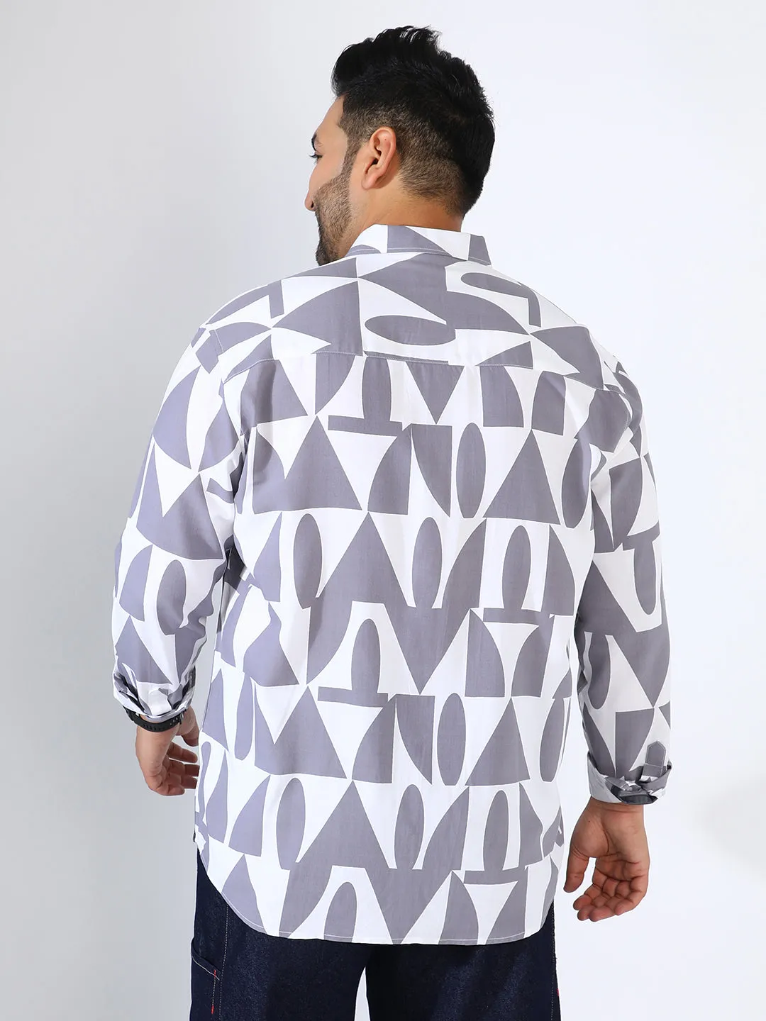 Abstract Block Shirt Instafab Plus