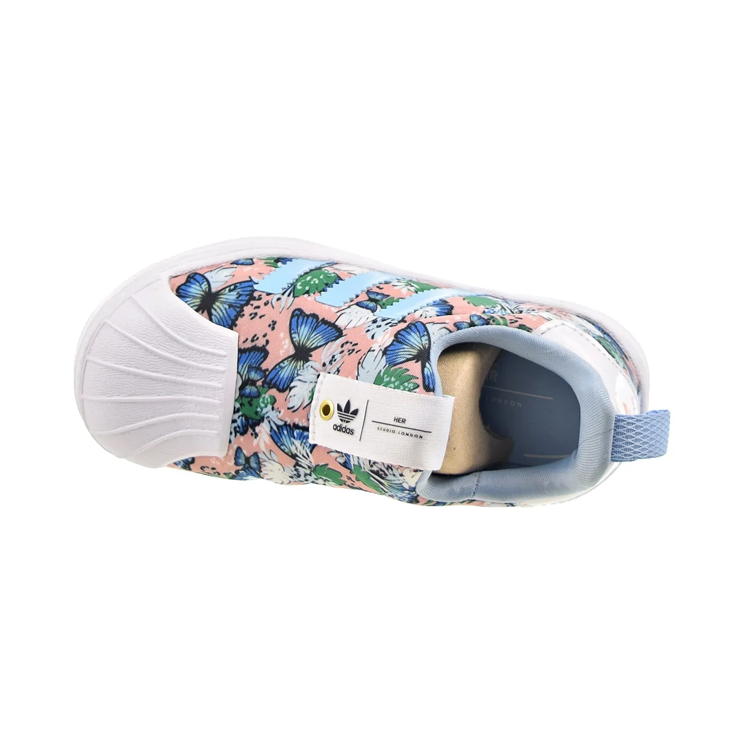 Adidas Superstar 360 Slip-On Little Kids' Shoes Haze Coral-Clear Sky-Cloud White