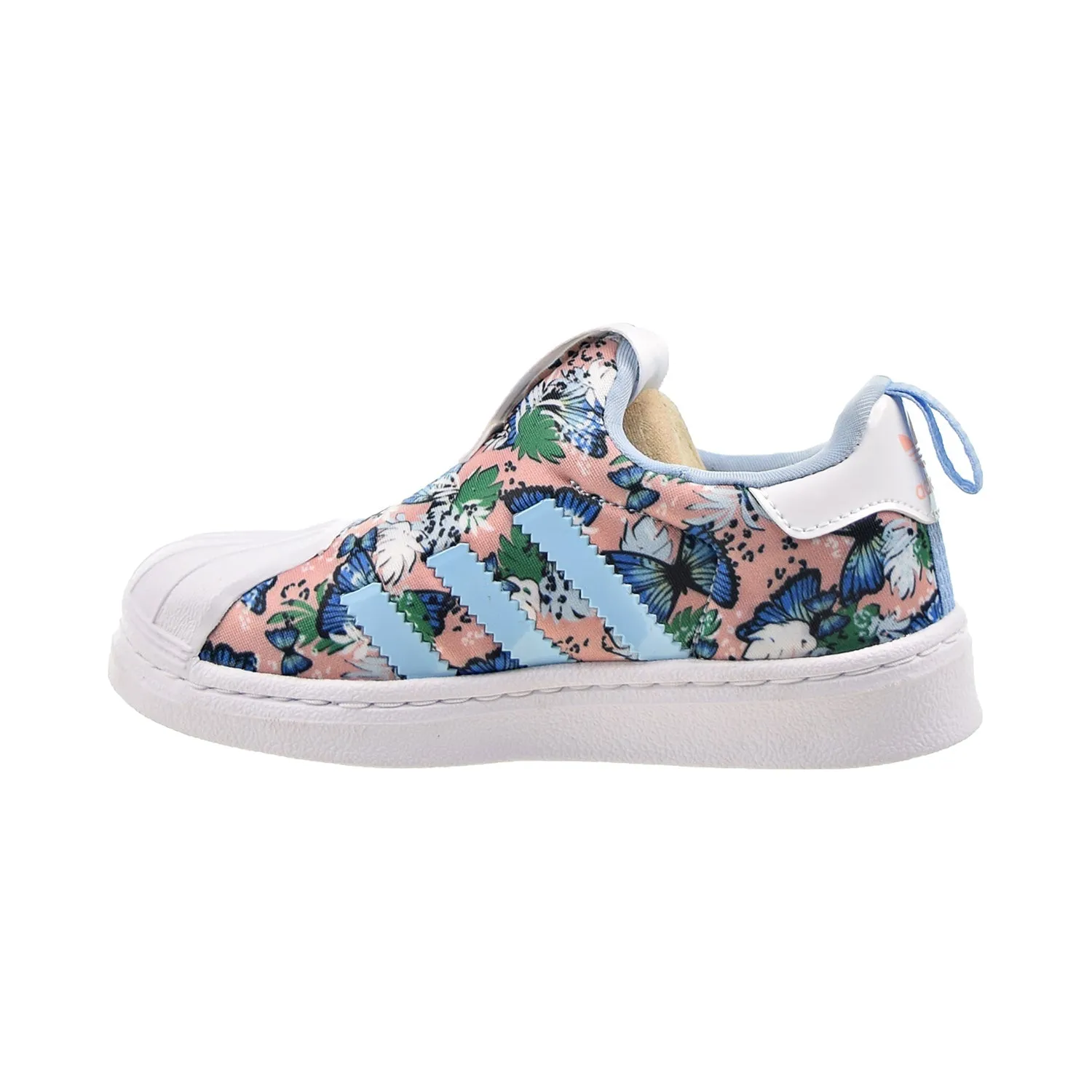 Adidas Superstar 360 Slip-On Little Kids' Shoes Haze Coral-Clear Sky-Cloud White