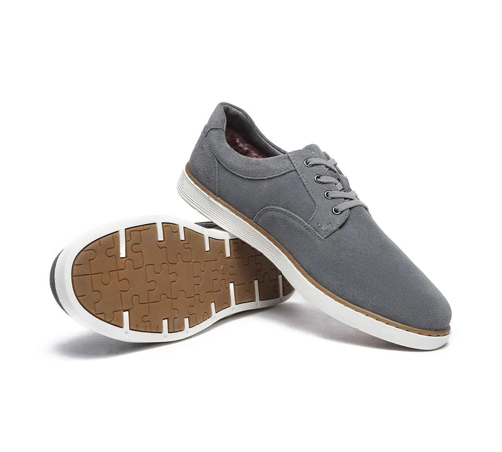 Australian Shepherd® Lace Up Sheepskin Wool Casual Men William