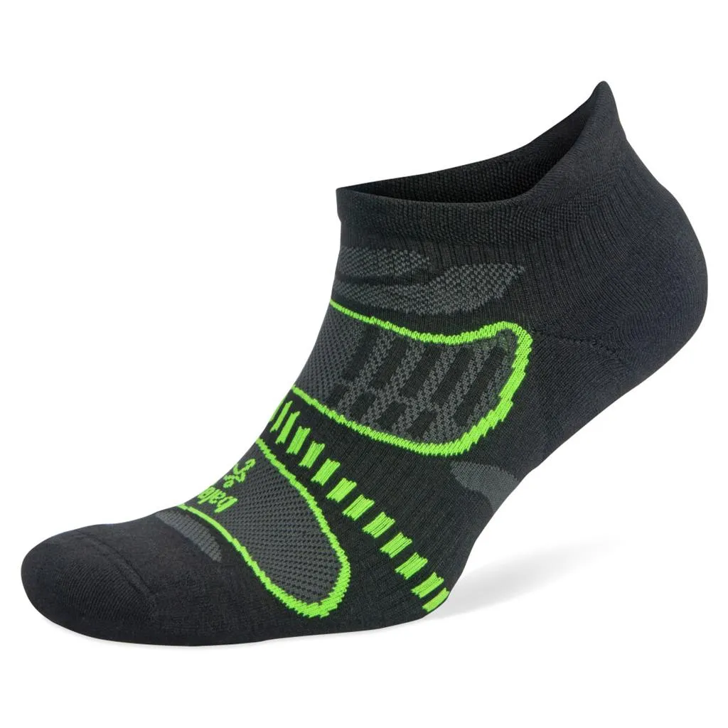 Balega | Ultralight | No Show | Black/Lime