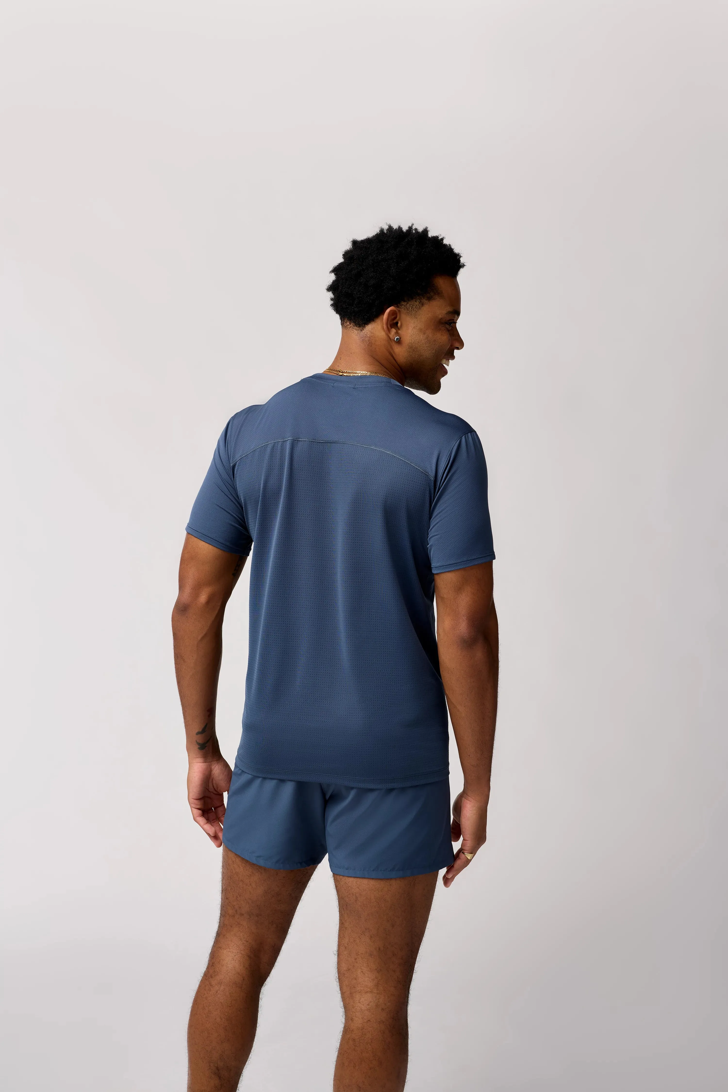 Brooks | Atmosphere Short Sleeve 3.0 | Men's | Setting Stripe