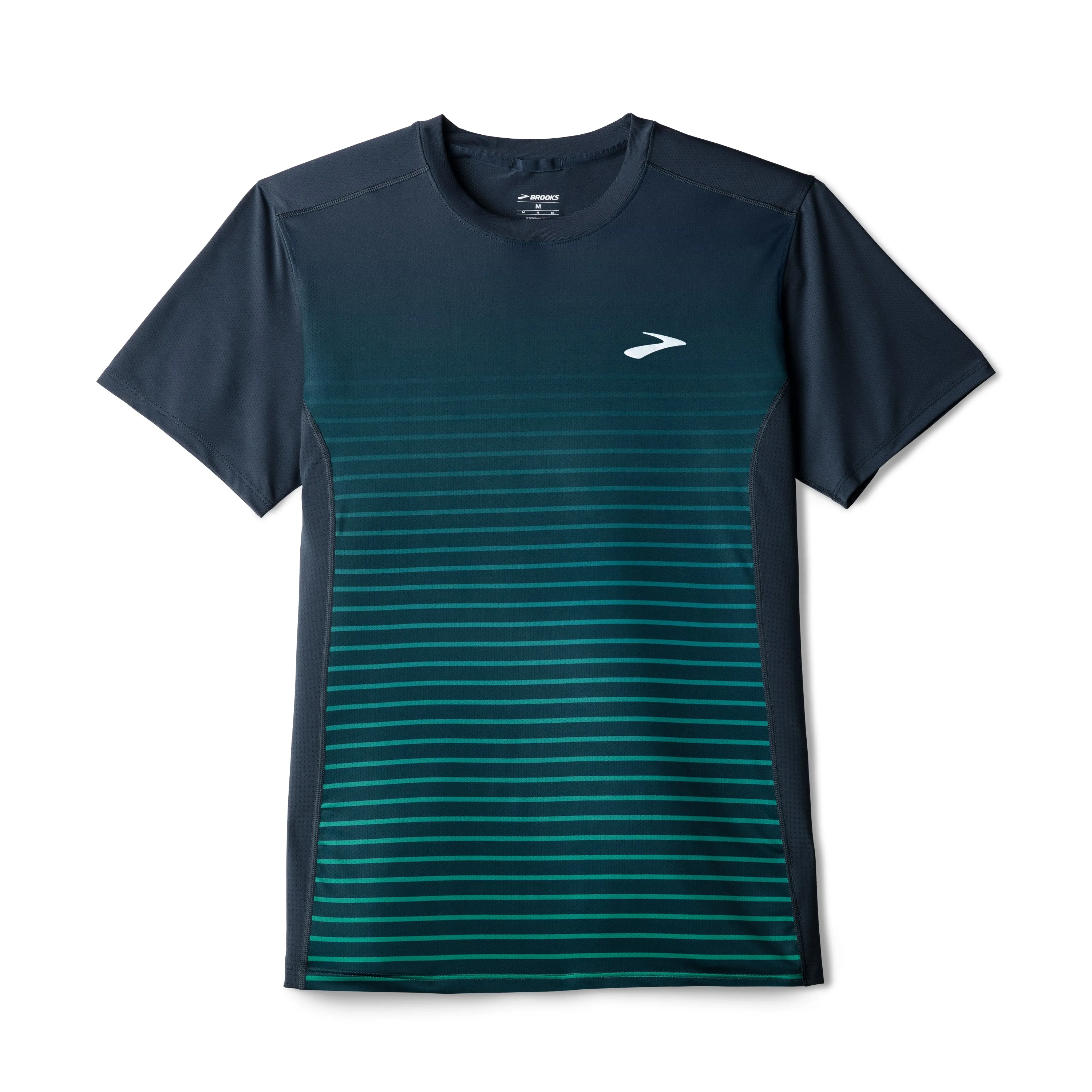 Brooks | Atmosphere Short Sleeve 3.0 | Men's | Setting Stripe