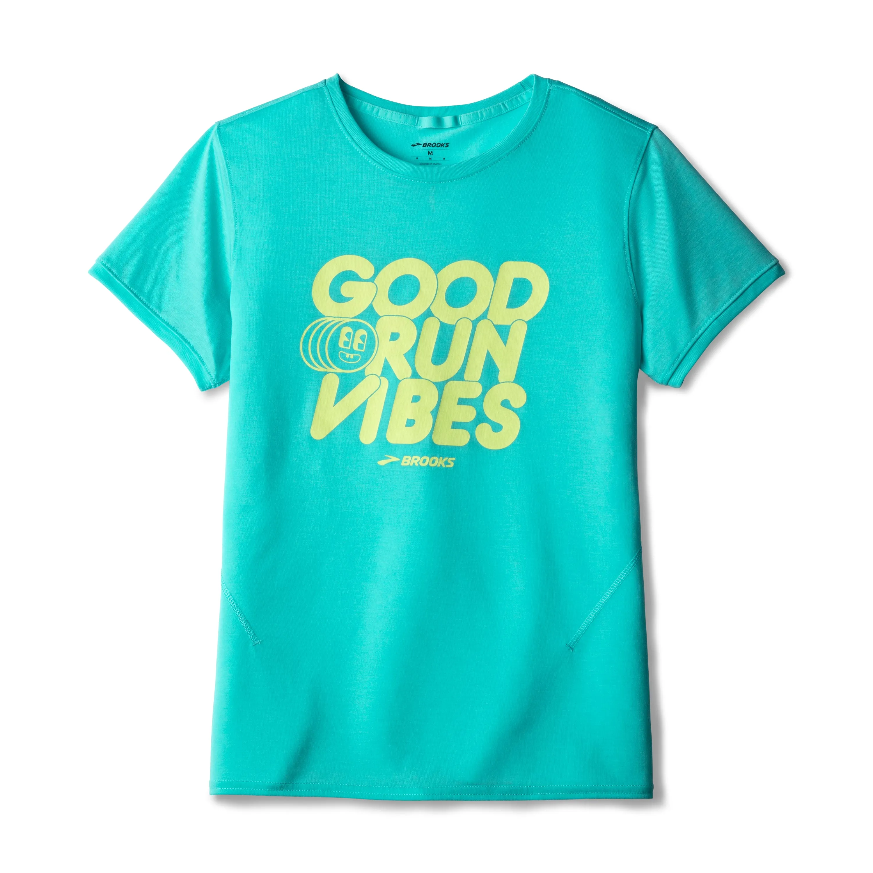 Brooks | Distance Short Sleeve 3.0 | Women's | Strobe Blue/Good Run Vibes