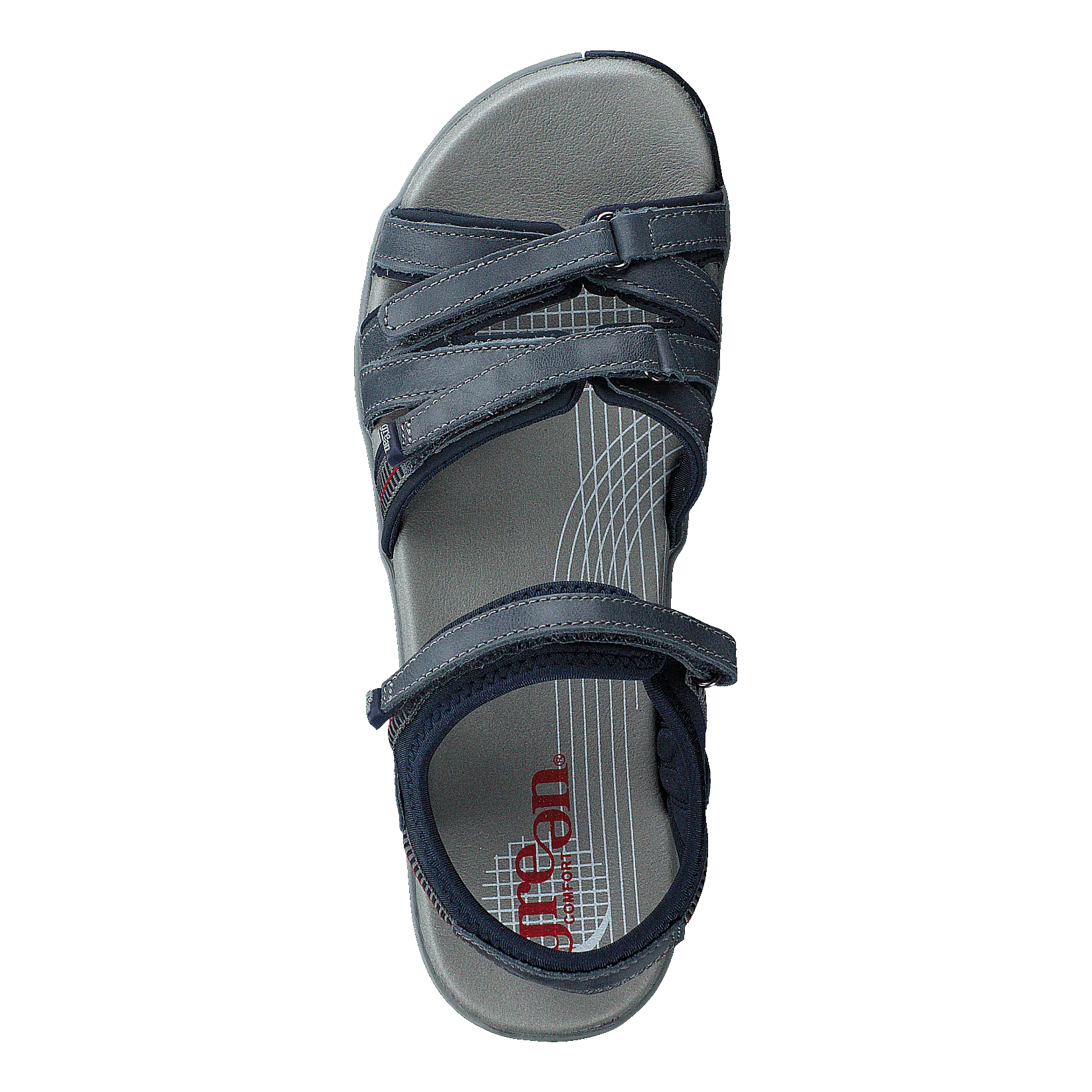 Corsica W. Slim Velcro Straps Marine Blue