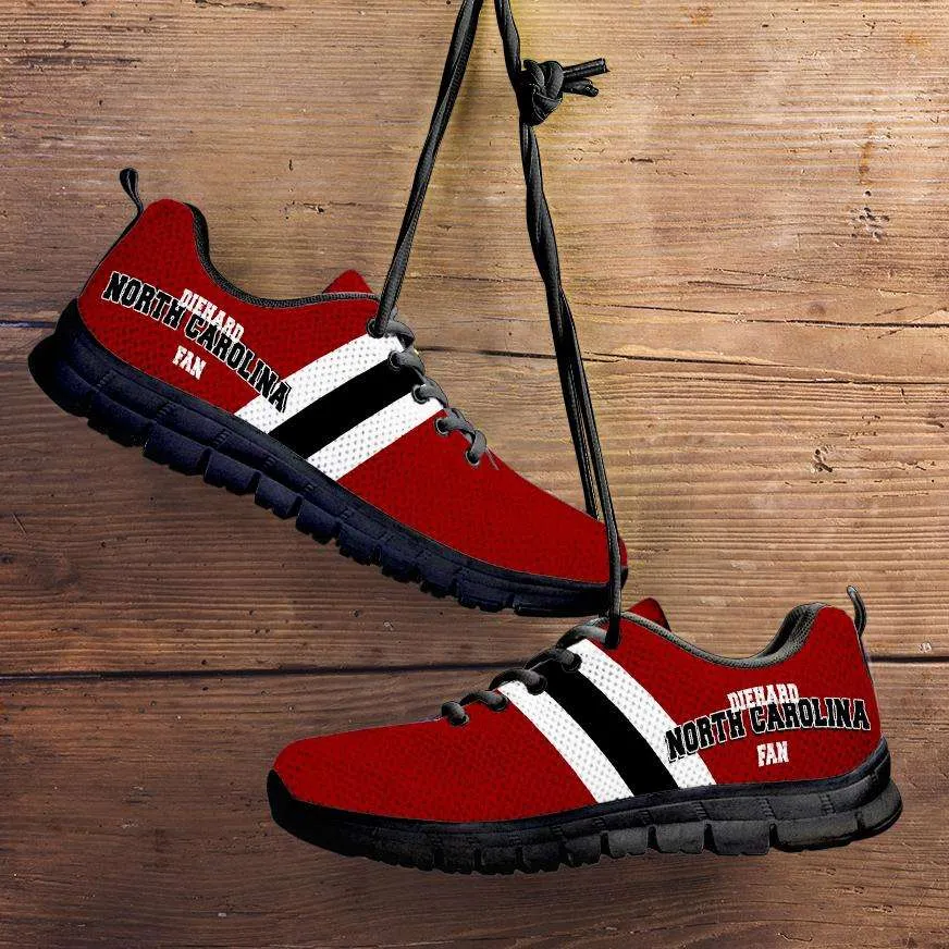 Diehard North Carolina Fan Running Shoes Red