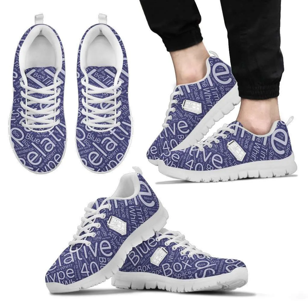 Doctor Who Tardis Running Sneakers
