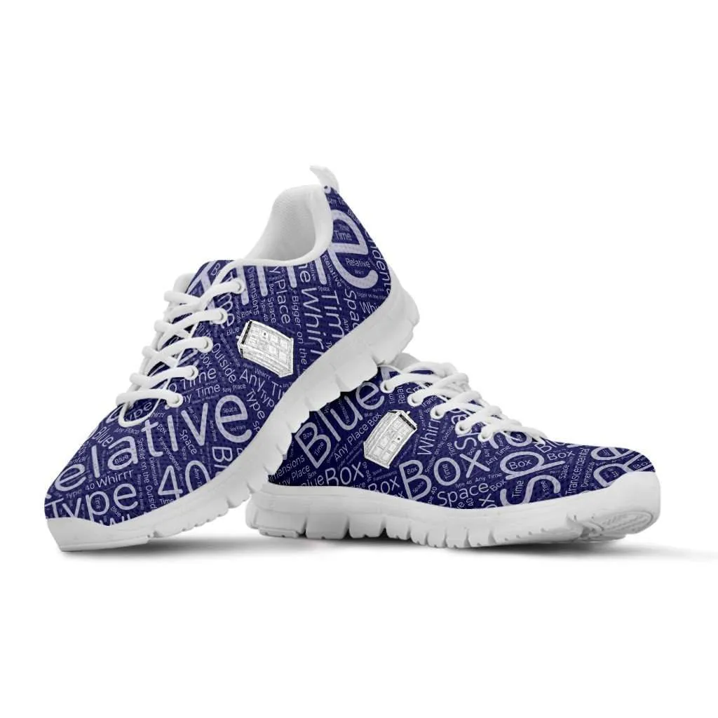 Doctor Who Tardis Running Sneakers