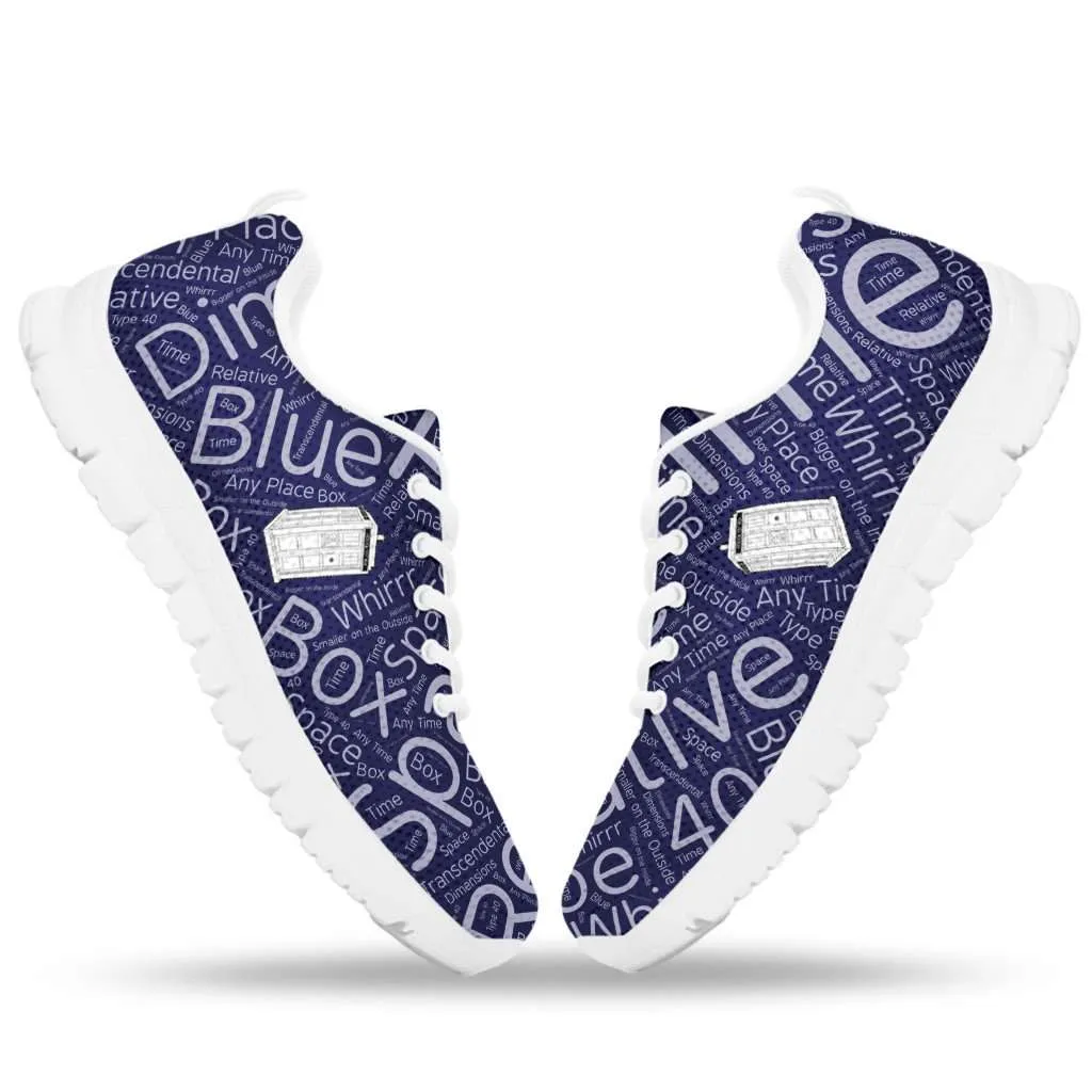 Doctor Who Tardis Running Sneakers
