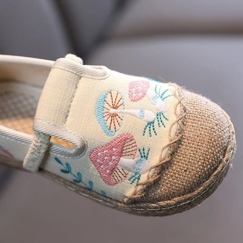 Embroidered Girls Shoes