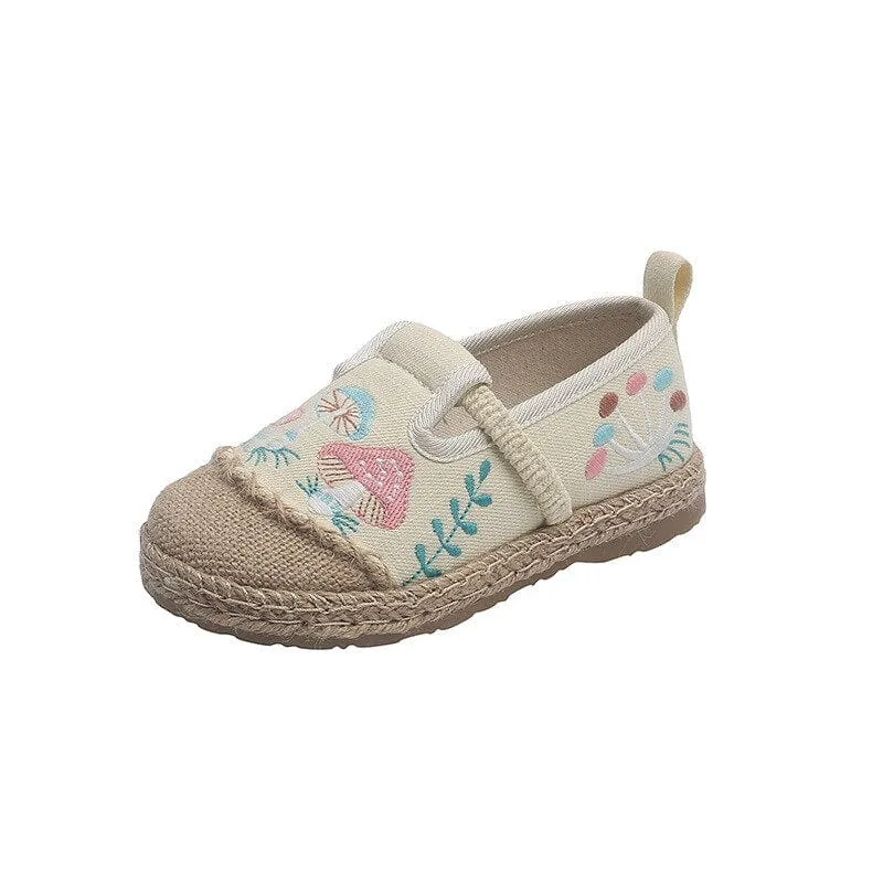 Embroidered Girls Shoes