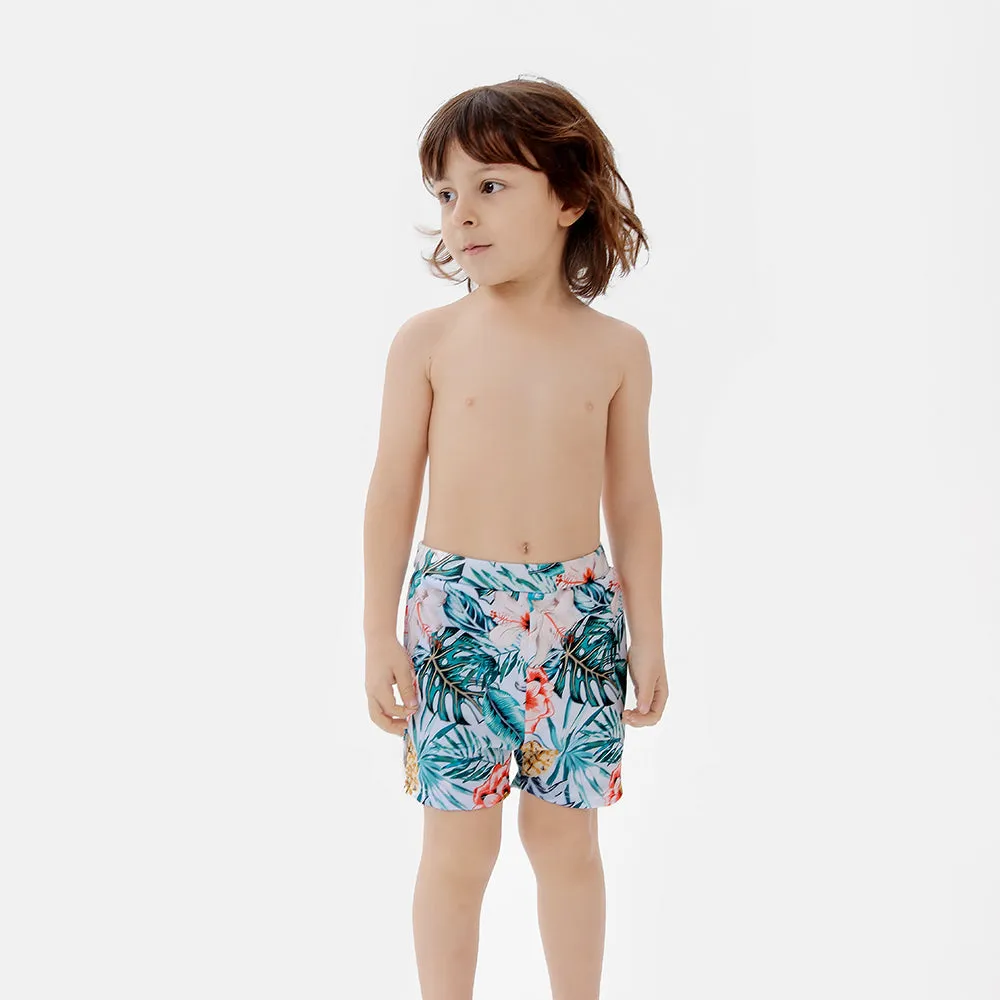 Family Matching bikini swimsuit swimwear parent-child outfit