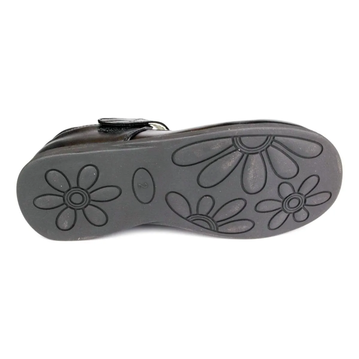 Girls Black T-Bar Shoe Fasten