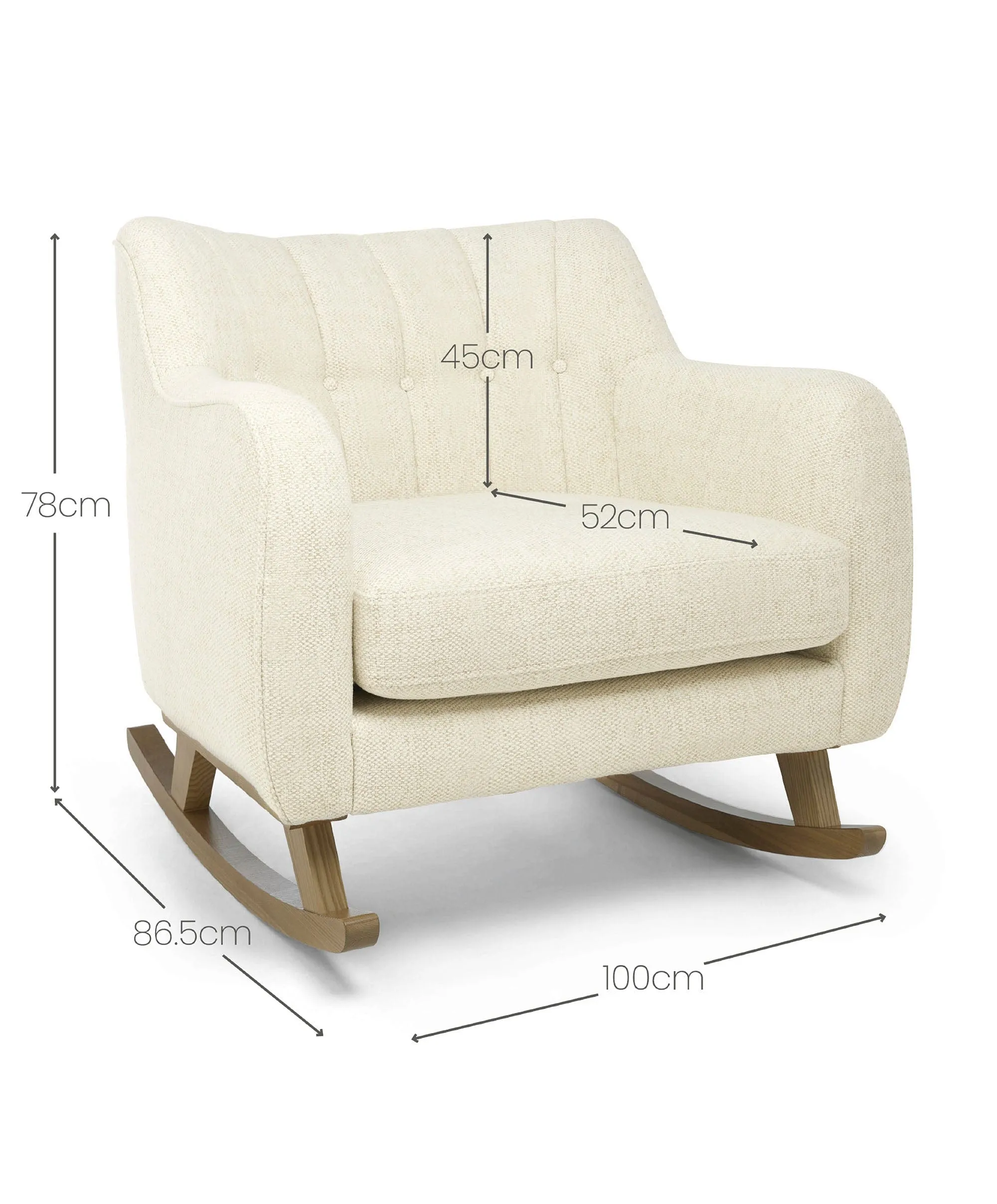 Hilston Cuddle Chair - Sandstone Textured Weave