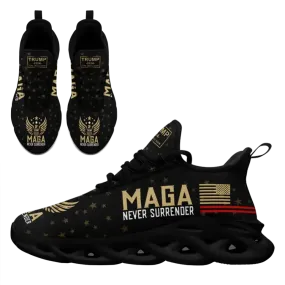 Holiday Gifts,Personalized Patriotic Sneakers, Custom Trump Shoes, Breathable MAGA Shoes