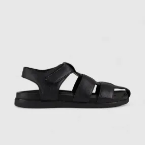Hp Joe Leather Sandal Black 00866