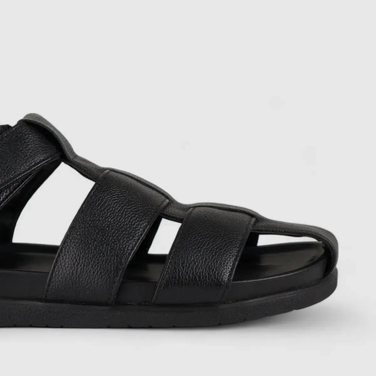 Hp Joe Leather Sandal Black 00866