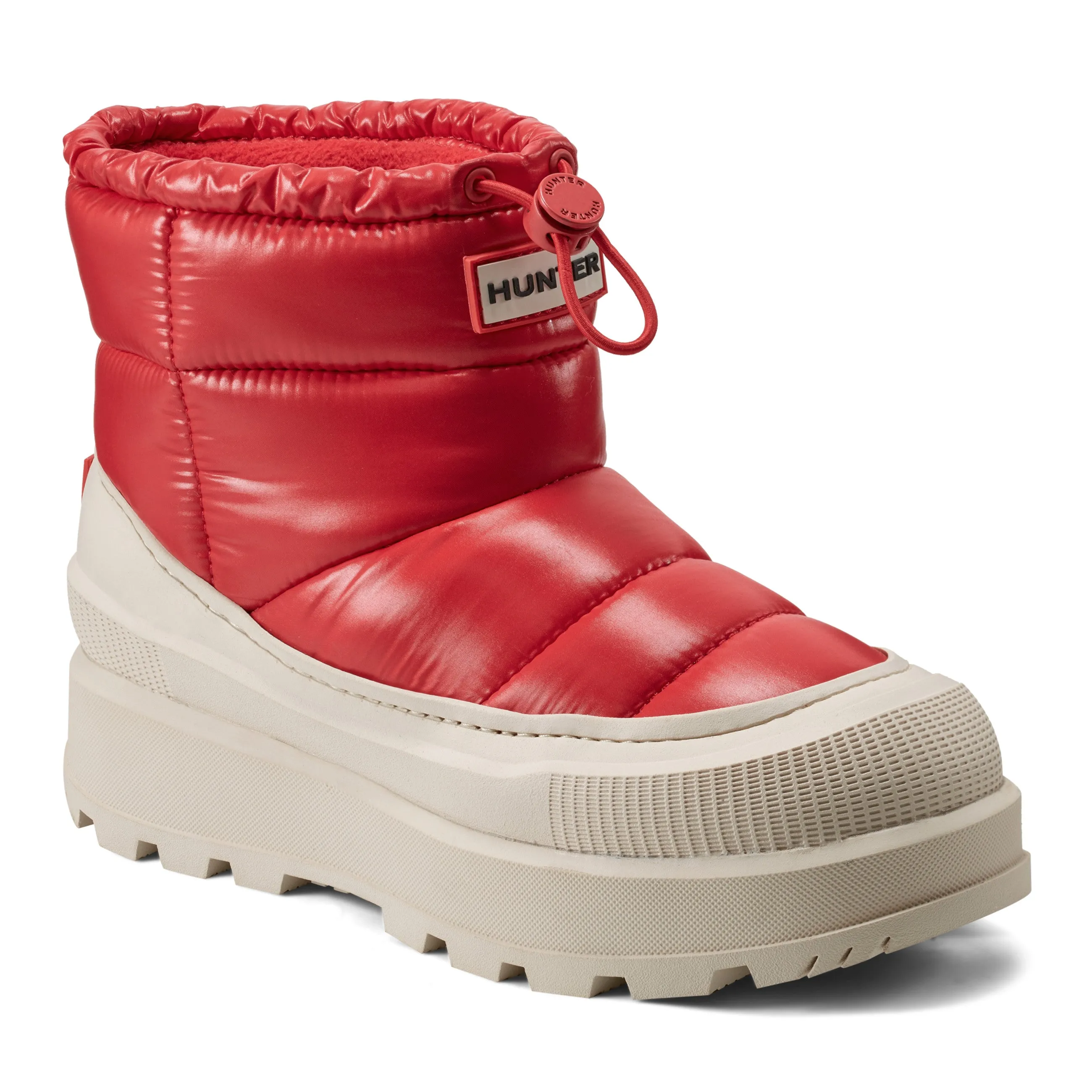 Hunter Women's Amble Waterproof Snow Booties Medium Red HWAMBLE 610