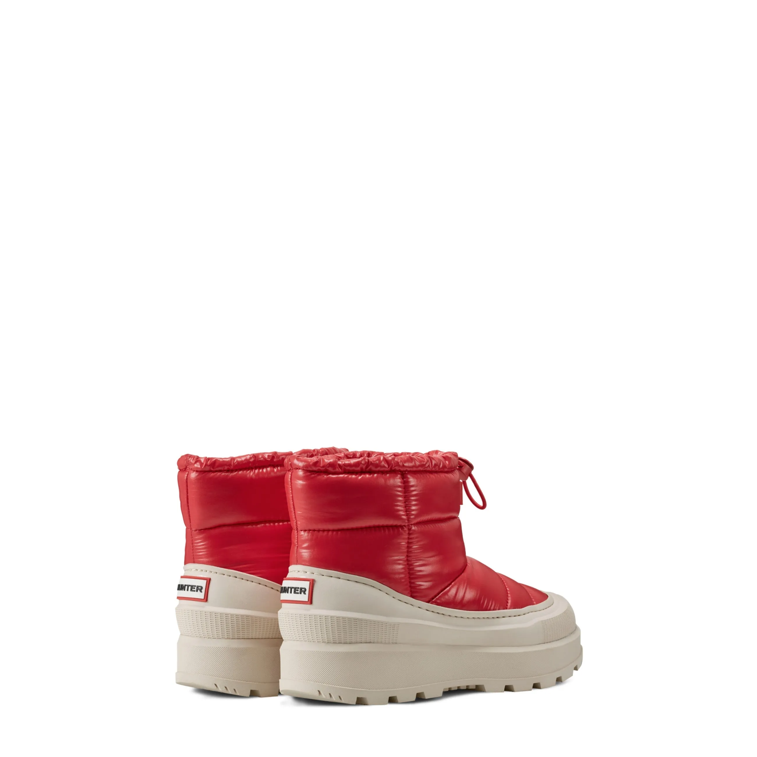 Hunter Women's Amble Waterproof Snow Booties Medium Red HWAMBLE 610