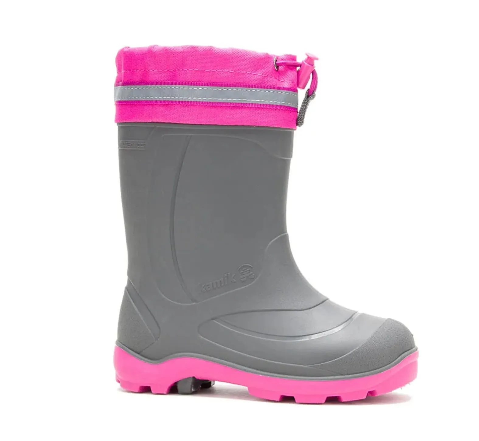 Kamik SnoBuster Winter Boots in Charcoal/Magenta: Size 9 to 2