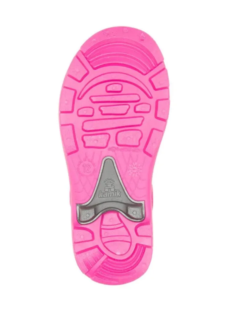 Kamik SnoBuster Winter Boots in Charcoal/Magenta: Size 9 to 2