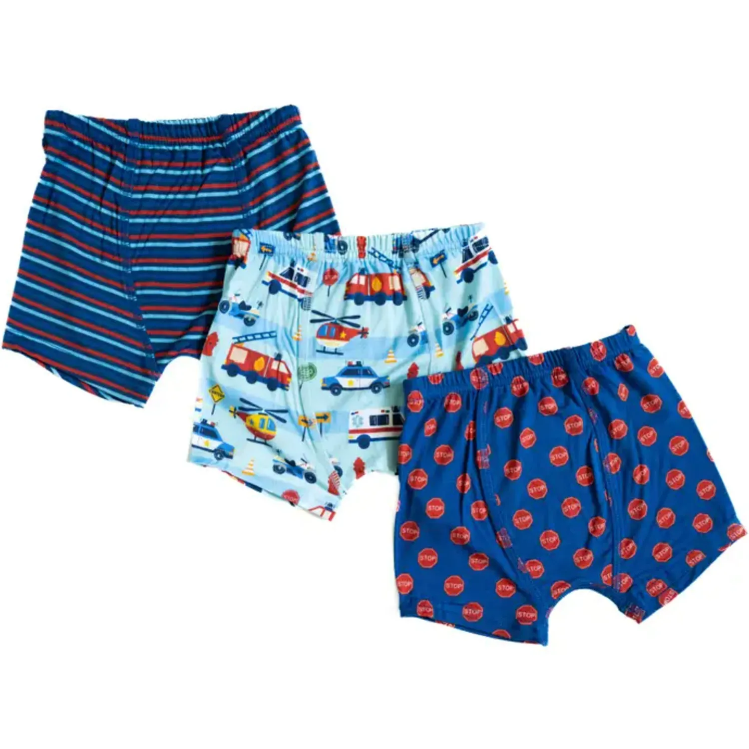 Macaron   Me Bamboo Boys Boxer Briefs Set - Rescue