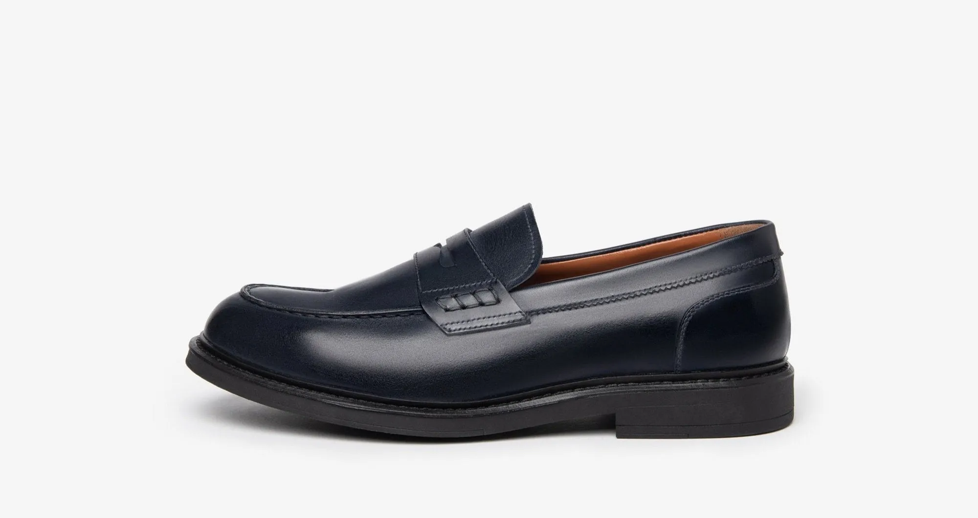 NeroGiardini Navy Loafer|I400330U20