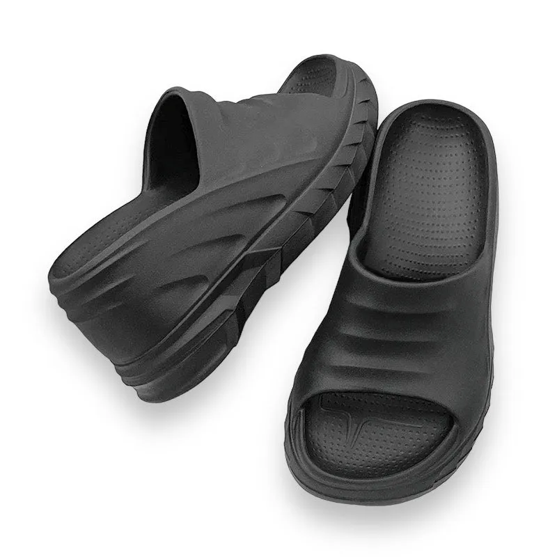 Rubber Wedge Sandal