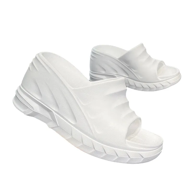 Rubber Wedge Sandal
