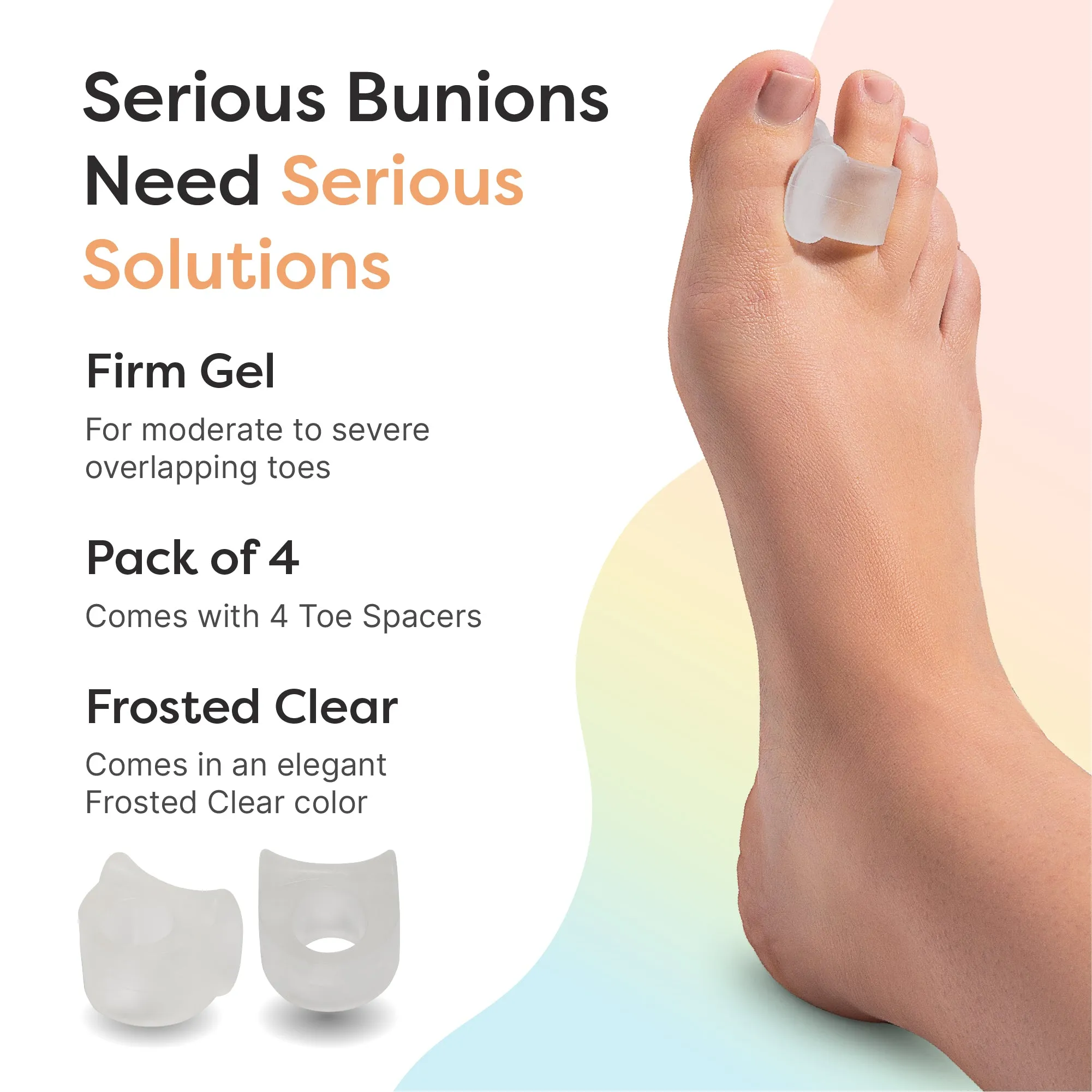 Single Loop Firm Gel Toe Corrector for Bunions