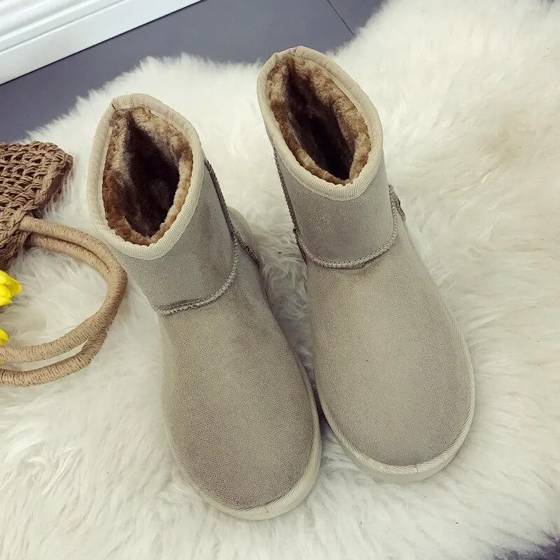 Snow Ankle Fur Casual Flat Boots
