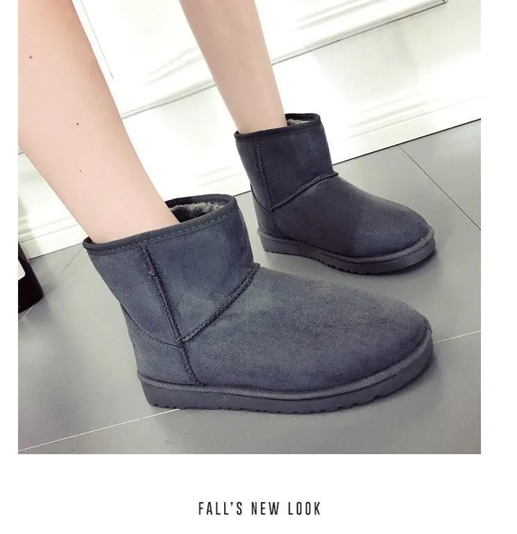 Snow Ankle Fur Casual Flat Boots