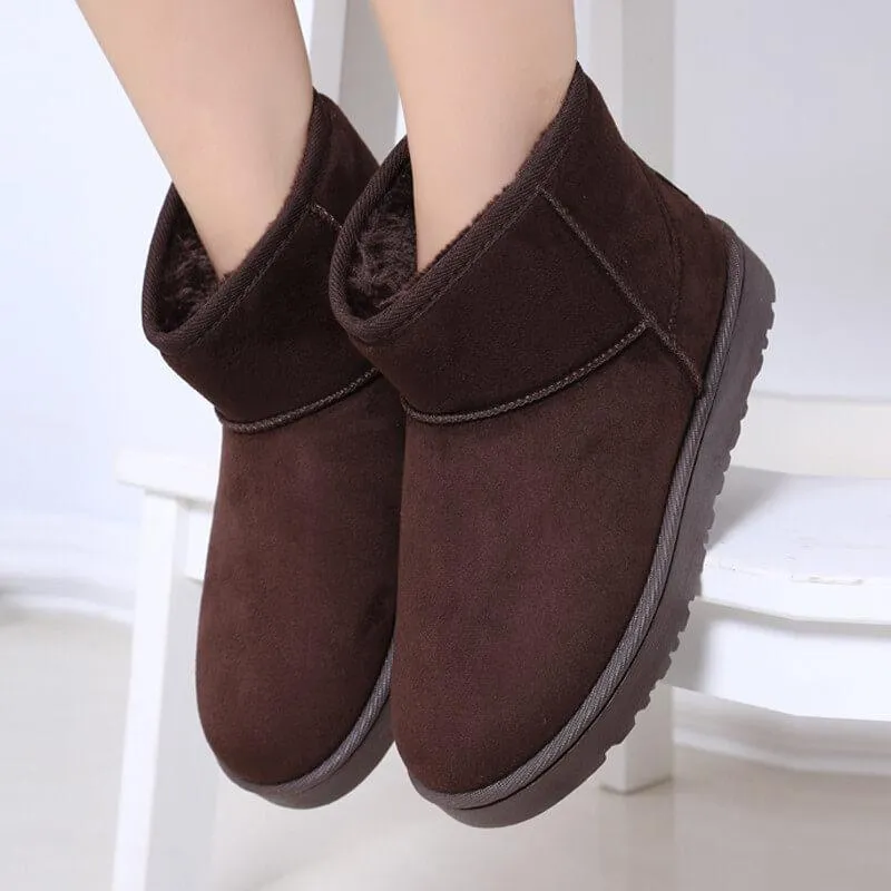 Snow Ankle Fur Casual Flat Boots