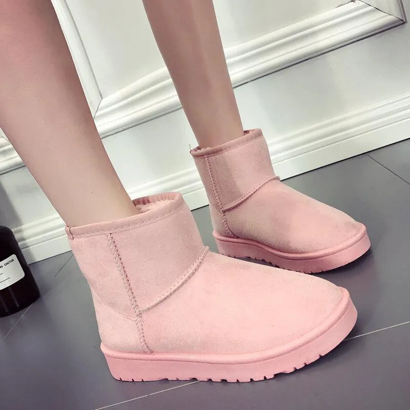 Snow Ankle Fur Casual Flat Boots