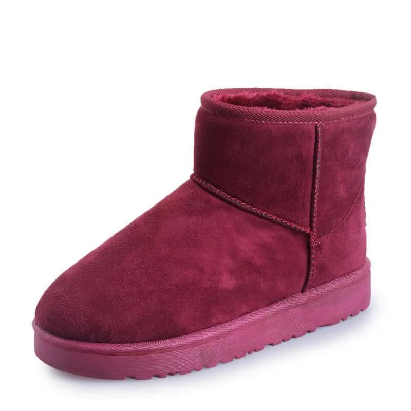 Snow Ankle Fur Casual Flat Boots