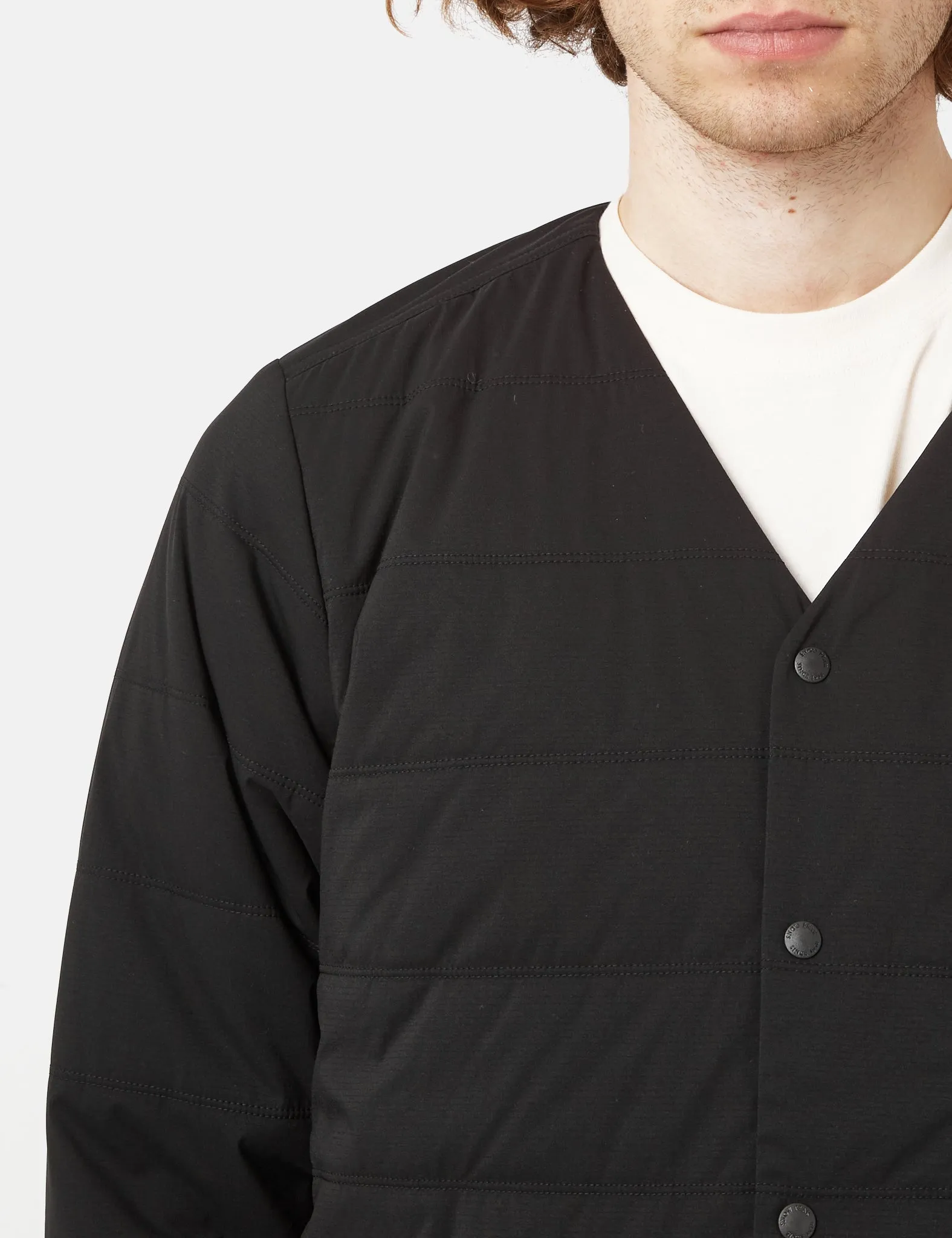 Snow Peak Flexible Insulated Cardigan - Black