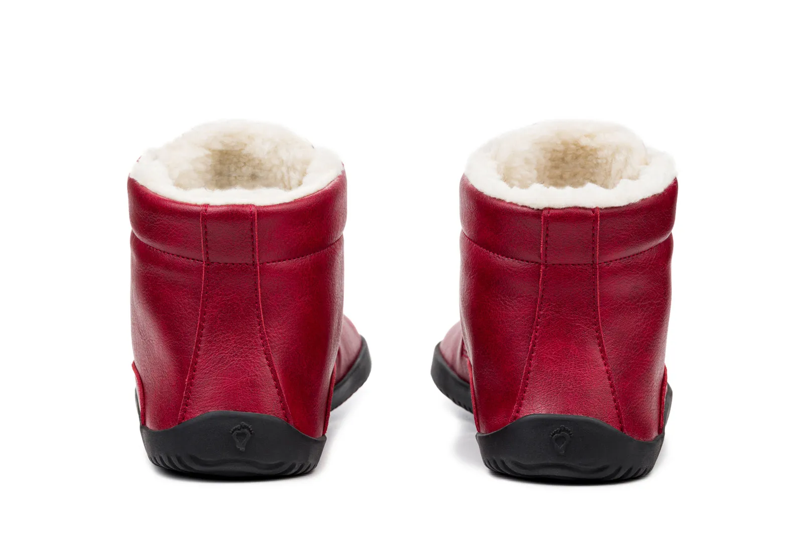 Sundara Winter Barefoot Women’s Ankle Boots - Burgundy