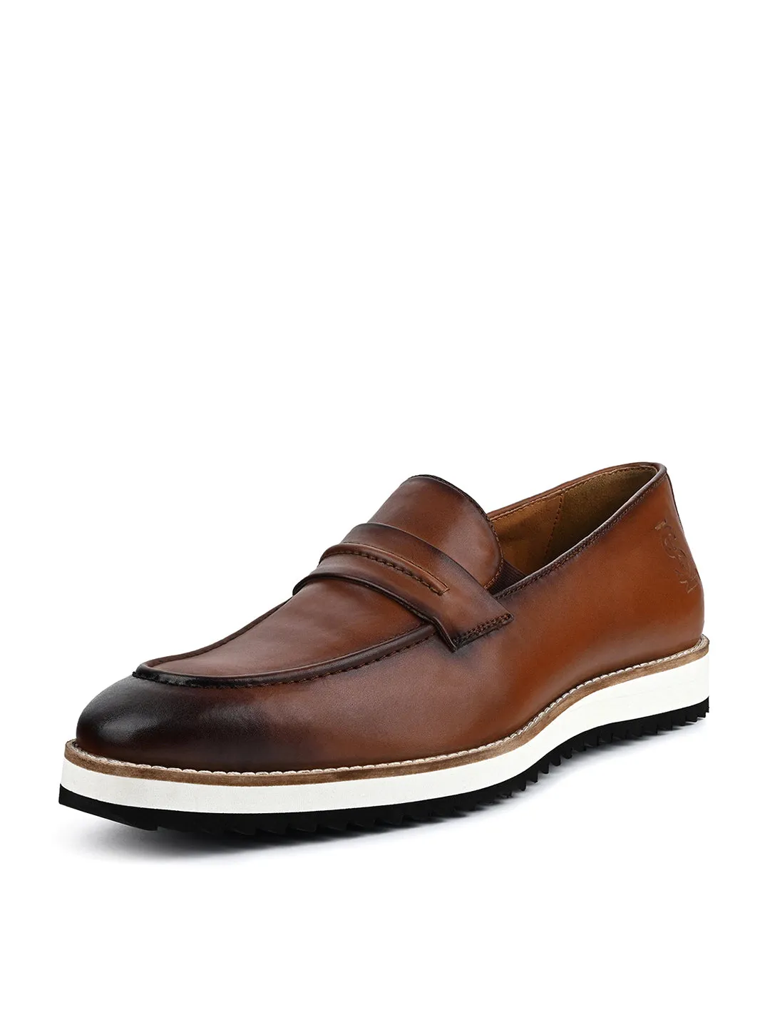 Tan Smart Casual Ultra Lightweight Moccasin Shoes