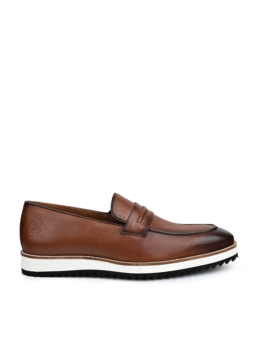 Tan Smart Casual Ultra Lightweight Moccasin Shoes