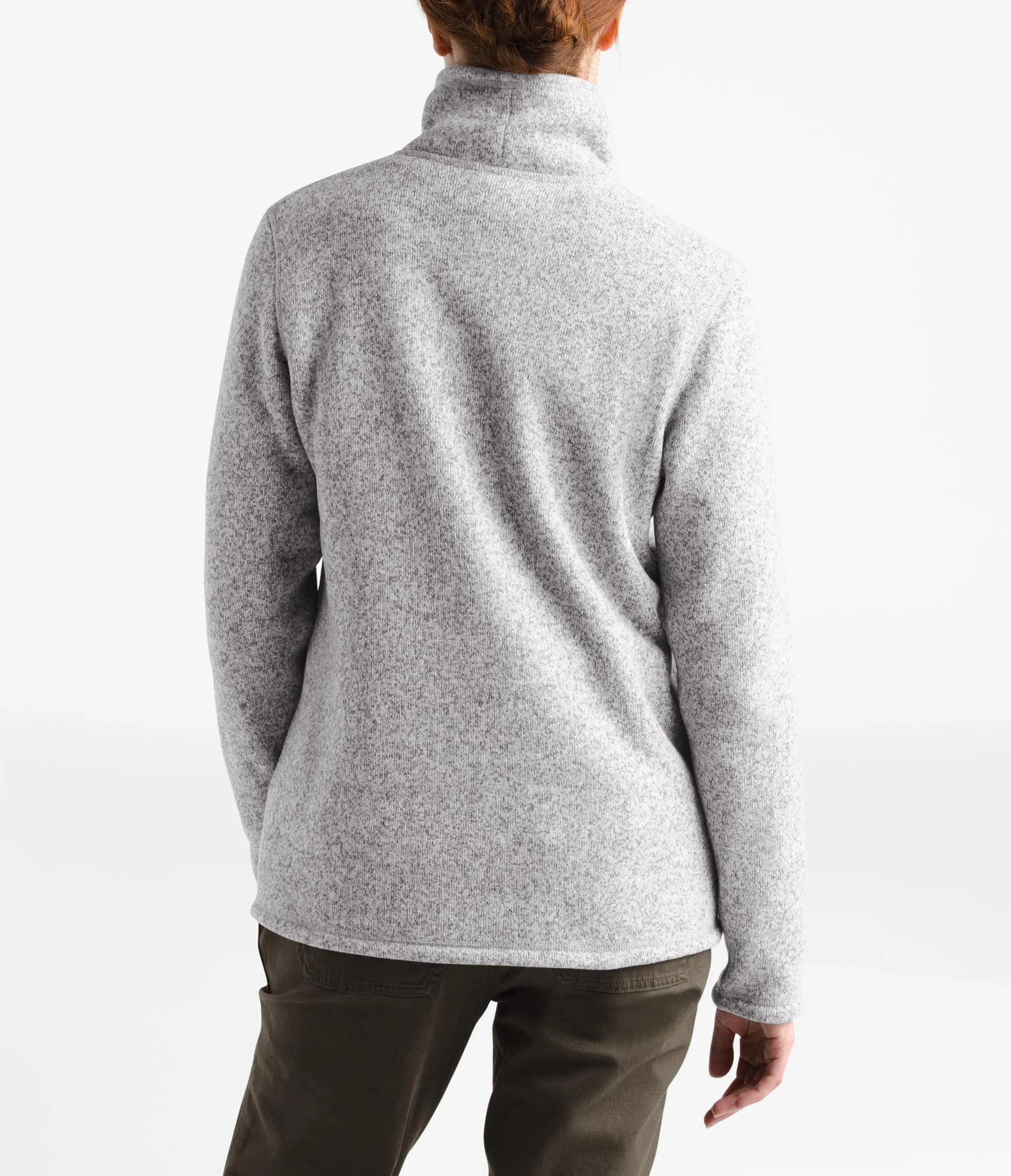 The North Face Women's Crescent Full-Zip, TNF Light Grey Heather, S