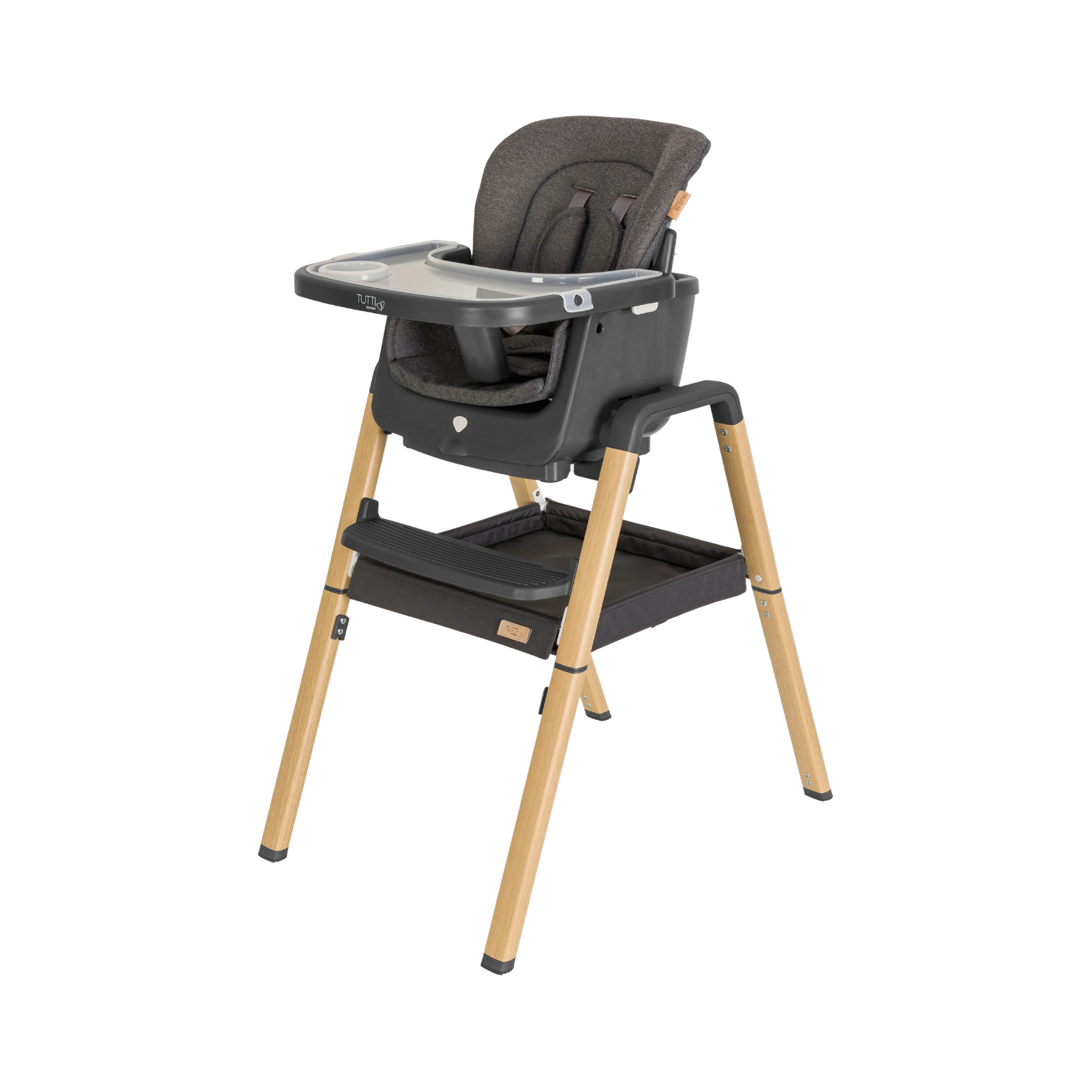 Tutti Bambini Nova Evolutionary Highchair - Grey/Oak
