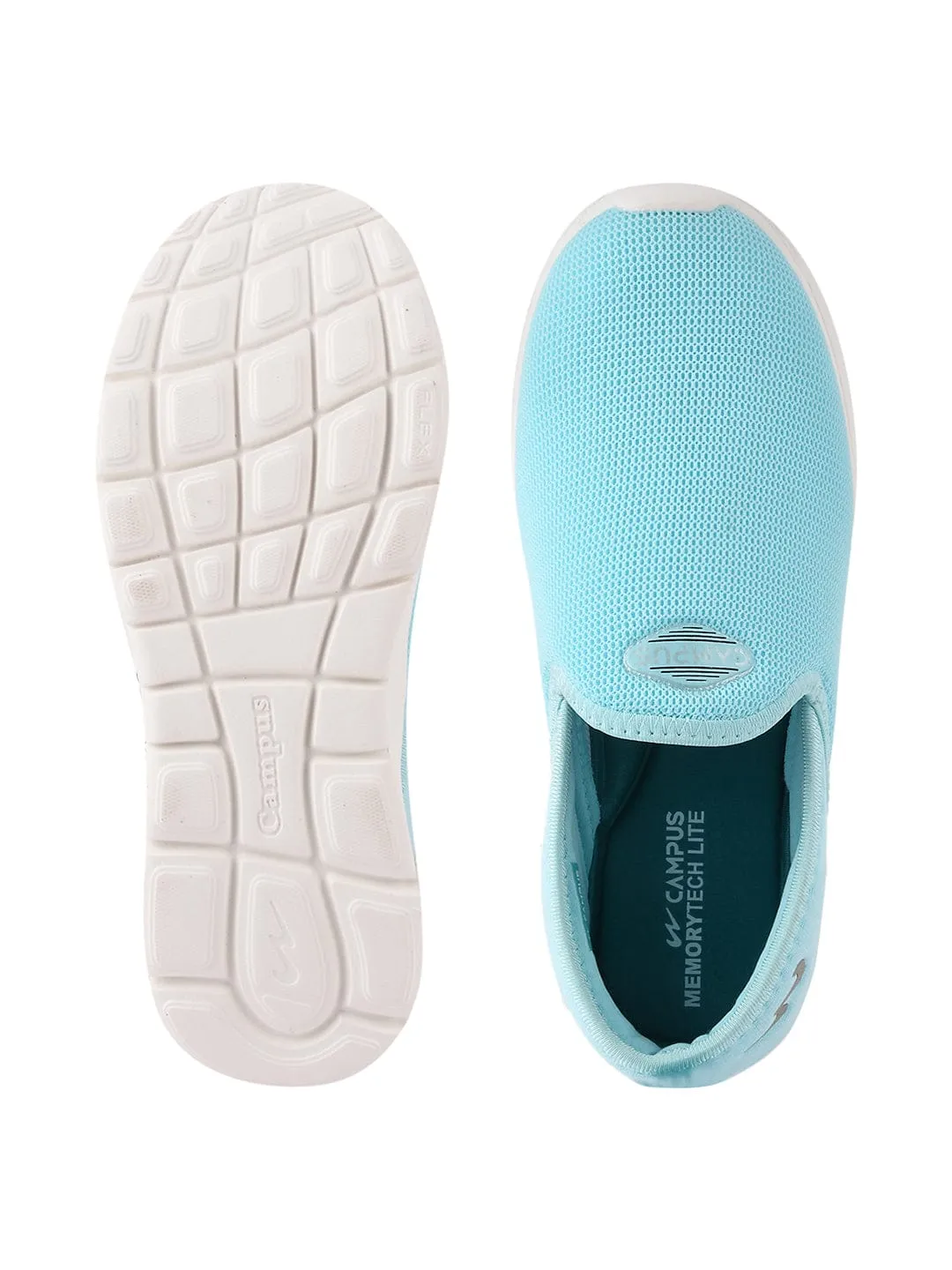VIBRANT Blue Women's Slip-ons