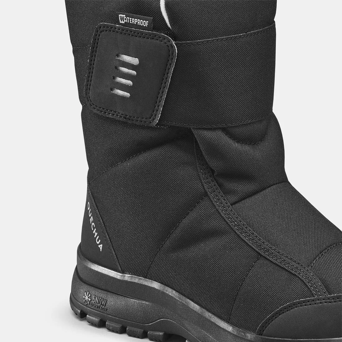 Women's Waterproof Snow Boots - Black