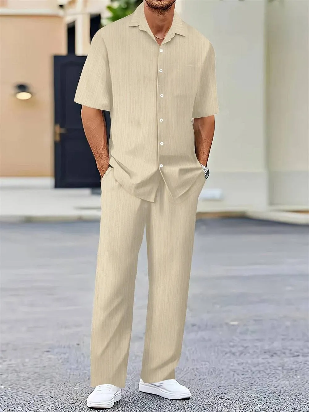 Youth Casual Sports Suit – Trendy, Lightweight Set for Everyday Comfort